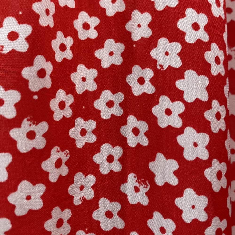 Hatch Jumpsuit Maternity Scarlet Jumpsuit in Jasmine Red Floral wide leg - Picture 7 of 16